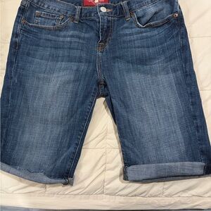 Lucky Brand Dark Blue Women's Bermudas